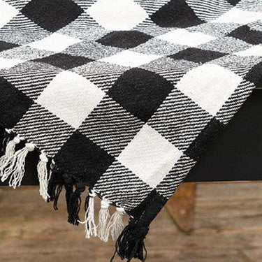 Black & White Buffalo Check Table Square, 52